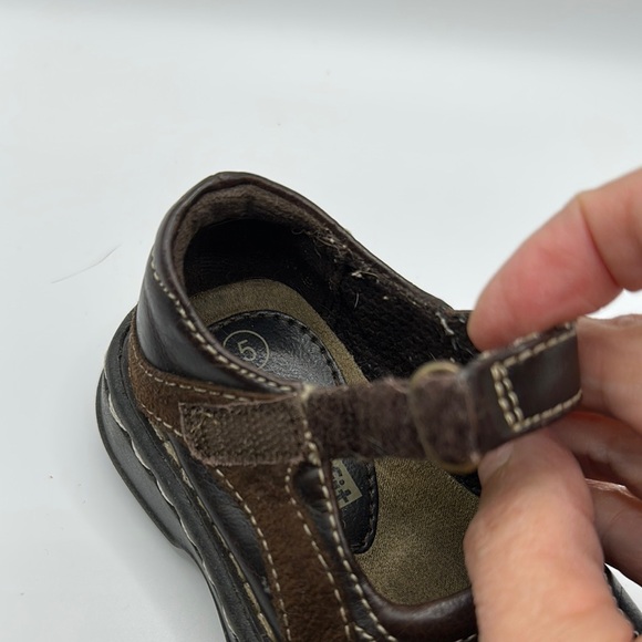 💚5 Smart Fit Dark Brown Mary Janes Baby Toddler Shoes size 5 - Picture 6 of 6